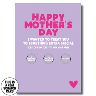 Lilac Holiday Scratch Mother's Day Card